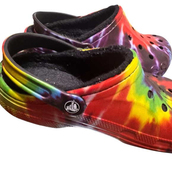 Colorful Tie-Dye Crocs - Picture 2 of 3